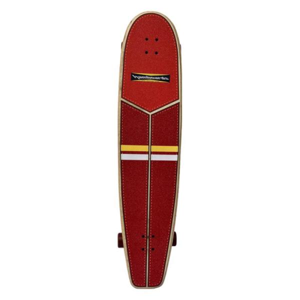 Hamboards Huntington Hop Carving 45" Surf Skate Complete Red Orange Yellow White bei Brettsport.de