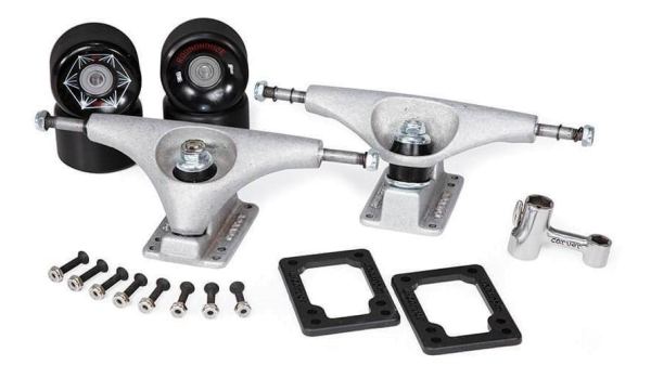 Carver Truck KIT C5 Raw + Roundhouse Park Wheels