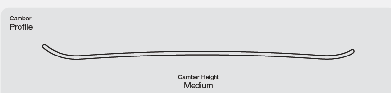 Whatever x Petrovsky & Ramone Snowboard 2027: Camber Profile